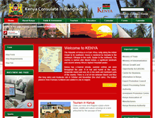 Tablet Screenshot of kenyaconsulatedhaka.com